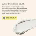 BEAM Creatine Monohydrate Powder – 5g Micronized

