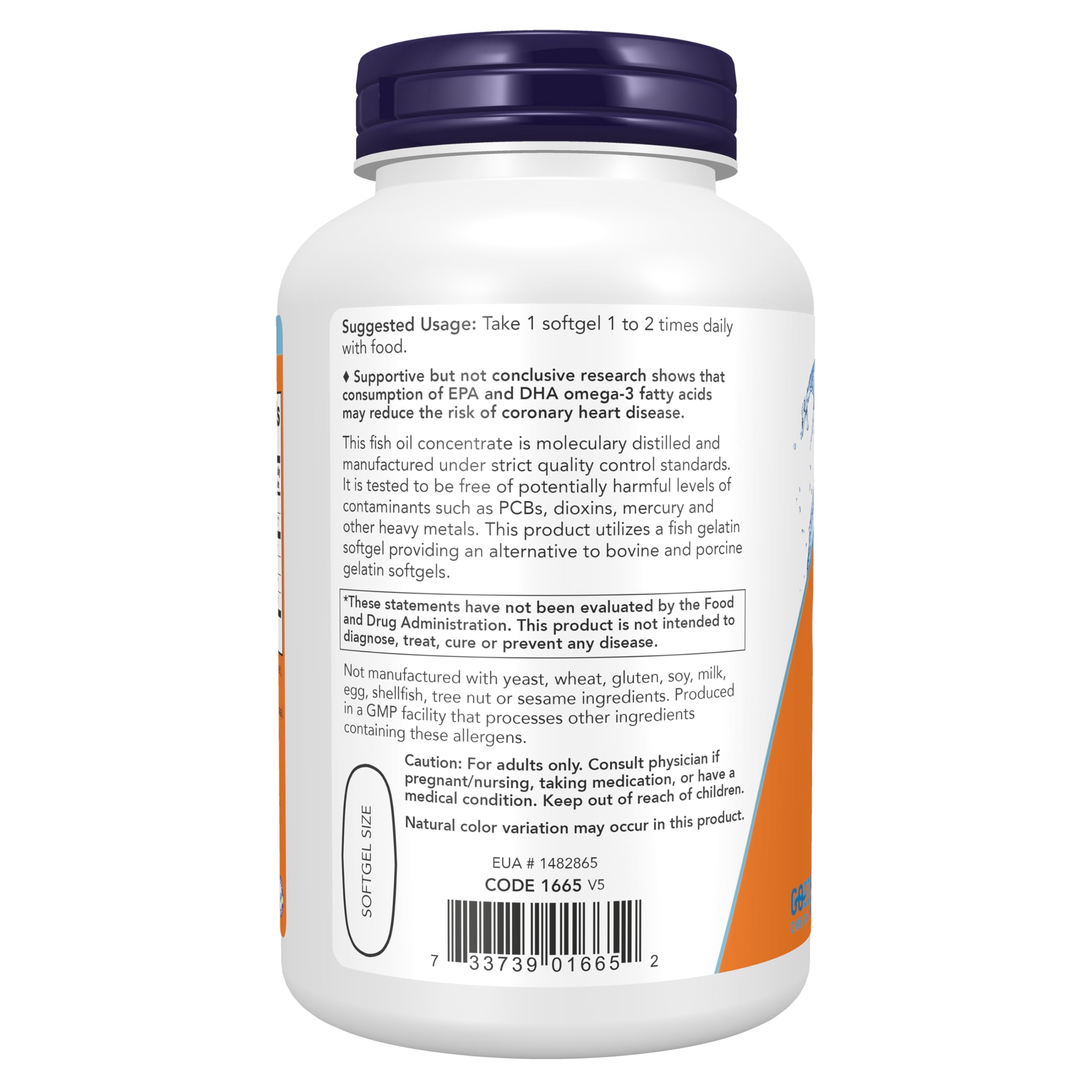 NOW Foods Ultra Omega-3 Softgels 500 EPA / 250 DHA

