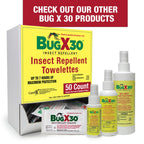 CoreTex Bug X 30 Insect Repellent Wipes - DEET 30%

