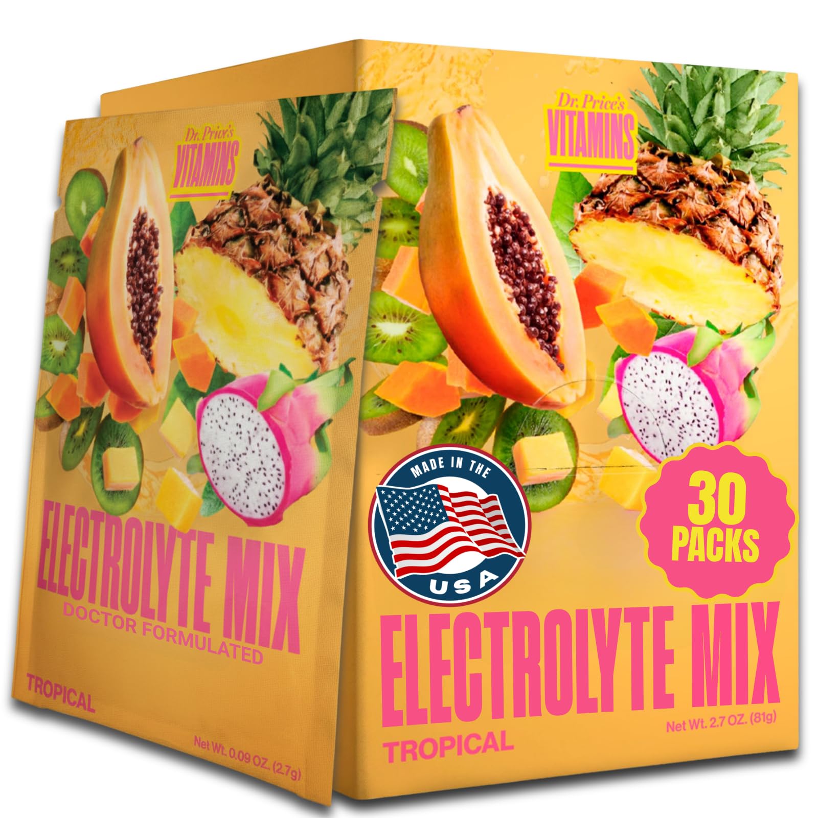 Dr Price's Electrolyte Hydration Powder - Sugar Free, Vegan