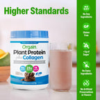 Orgain Plant Protein Powder + Collagen with Probiotics

