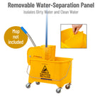 Mind Reader Mop Bucket with Wringer - 5.5 Gal

