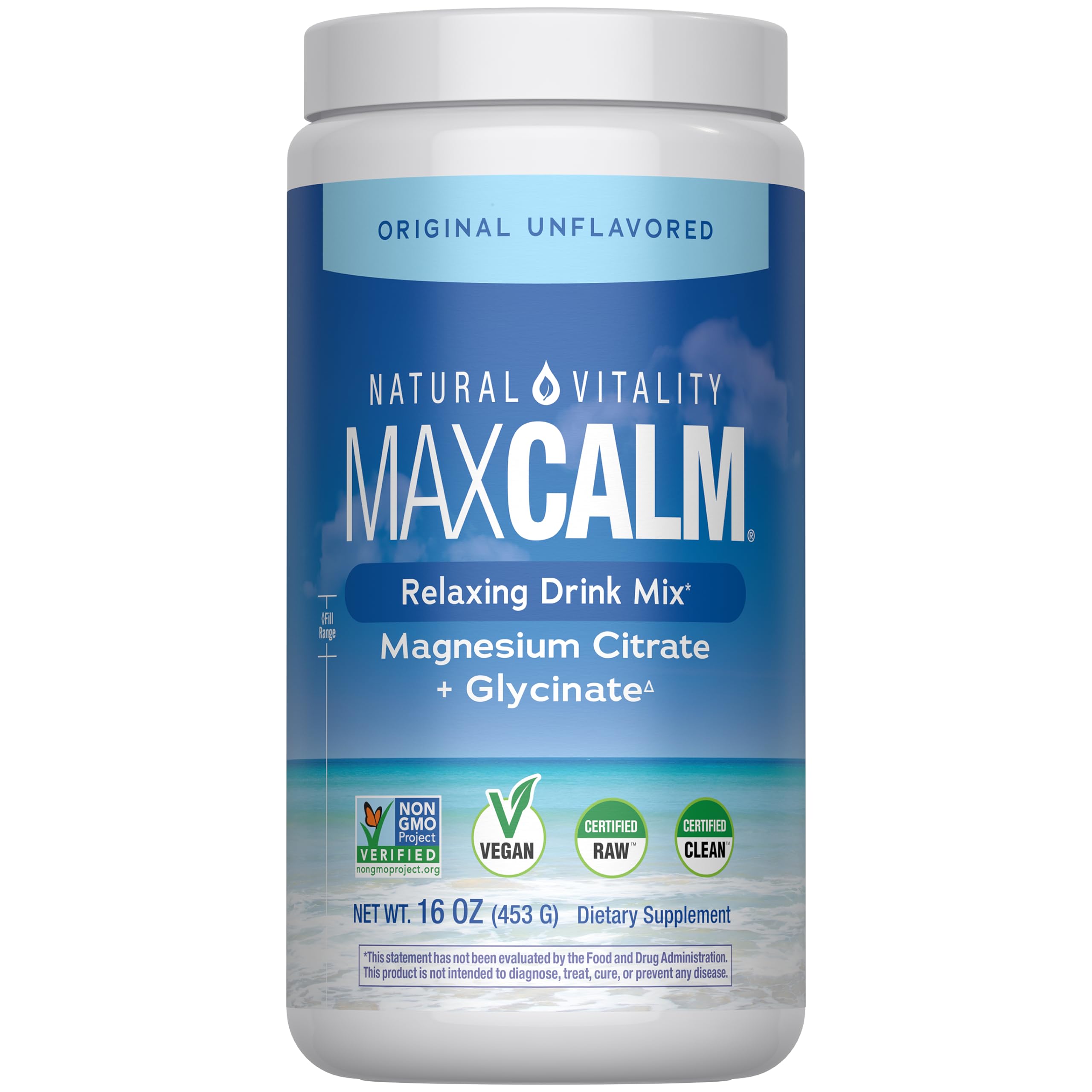 Natural Vitality CALM Magnesium Drink Mix | Calming Supplement

