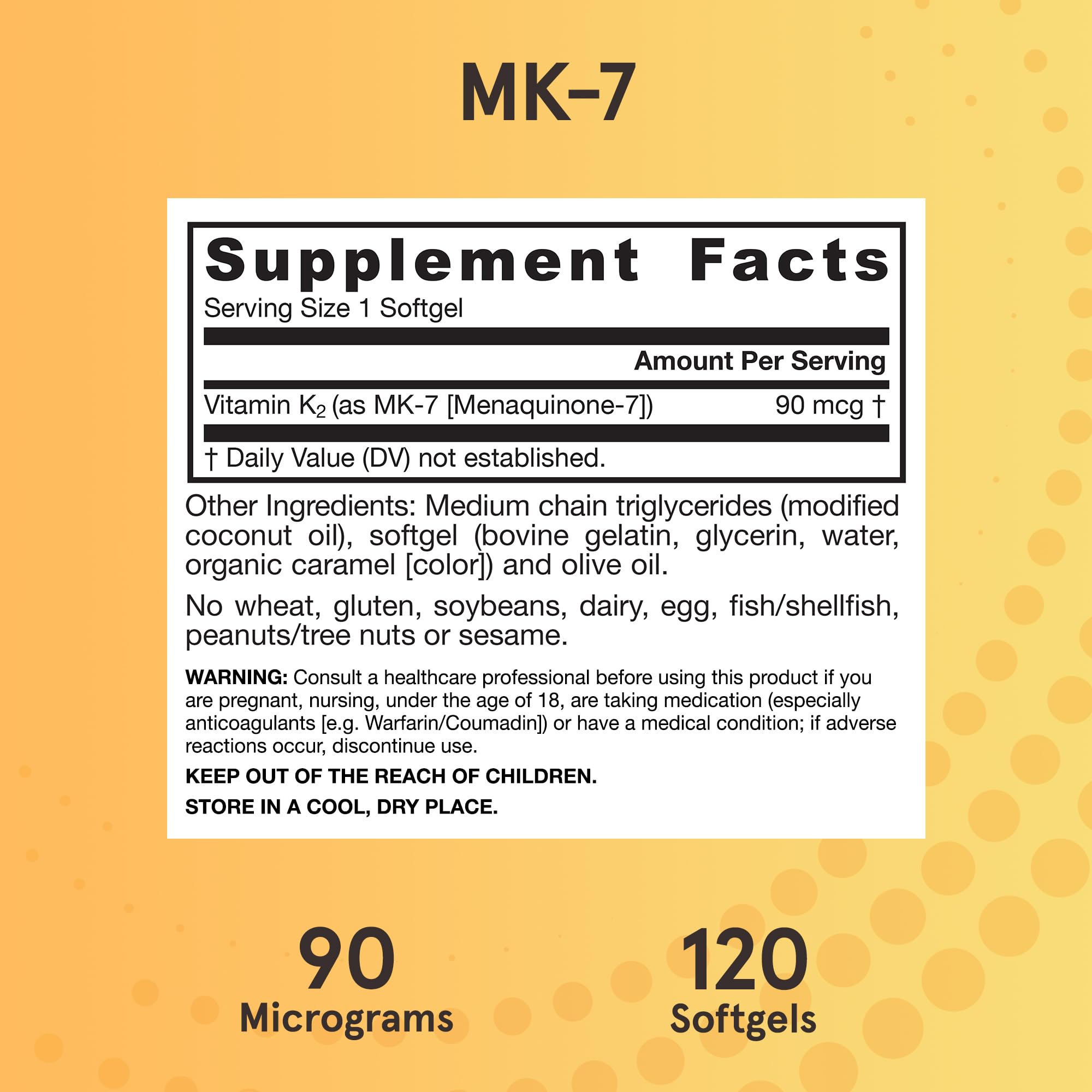 Jarrow Formulas MK-7 Vitamin K2 Softgels 90 mcg

