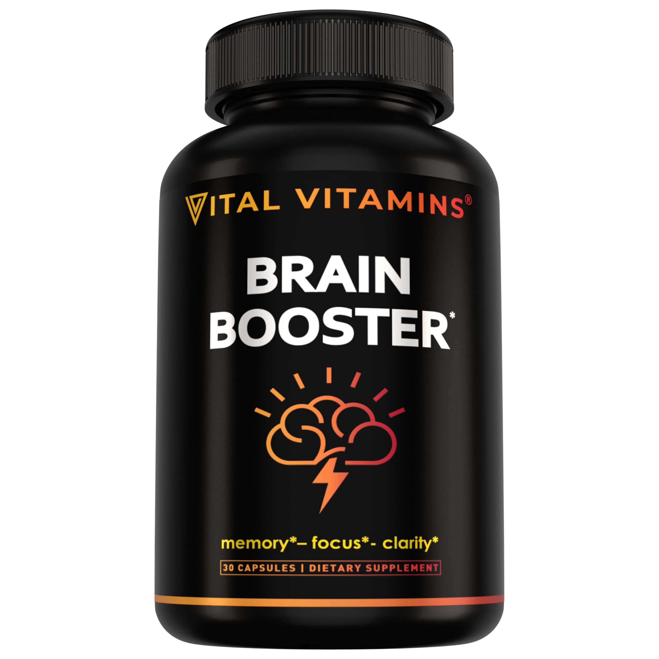 Vital Vitamins Brain Supplements Bacopa Monnieri for Memory and Focus