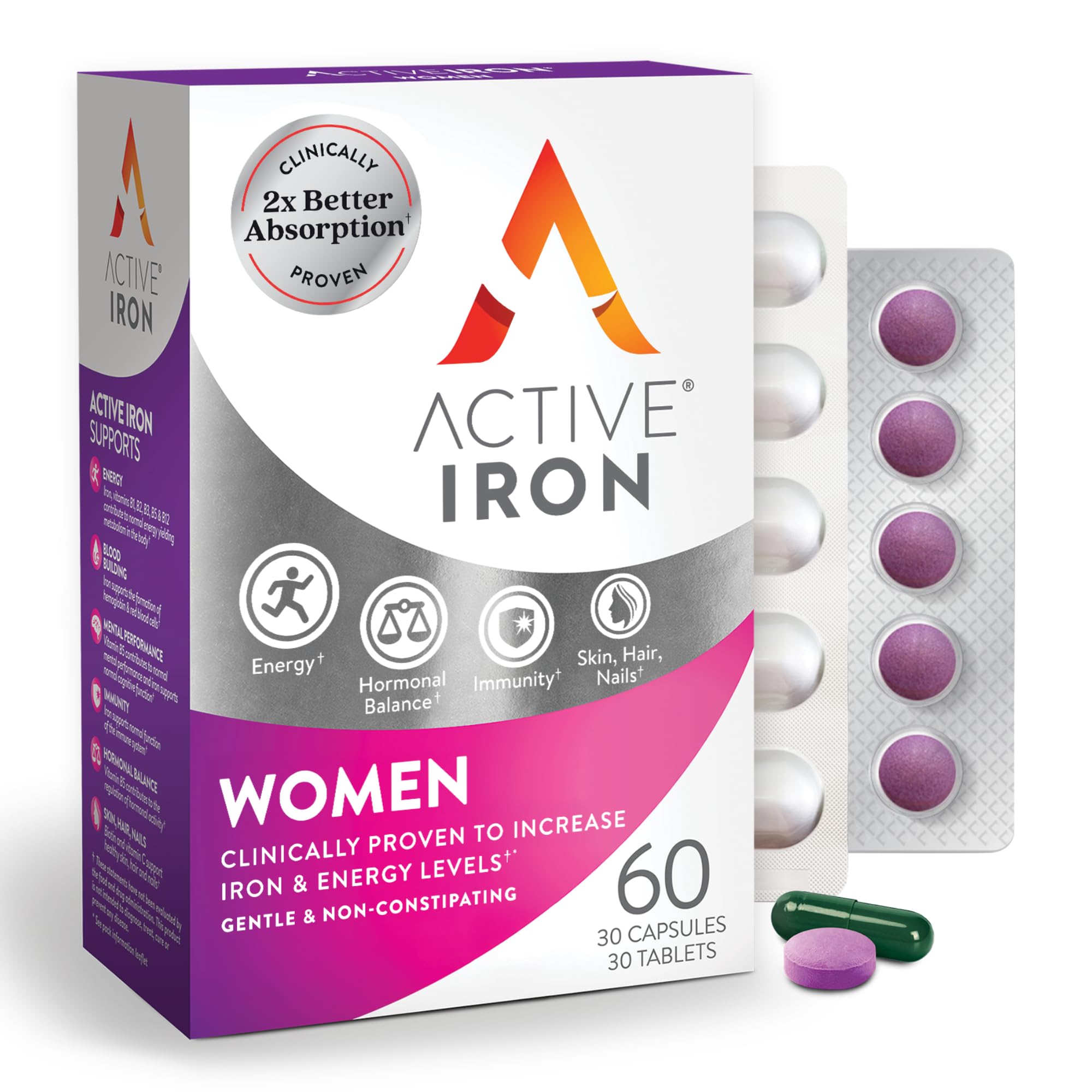 Active Iron + Multivitamin Duo — Gentle, High-Absorption

