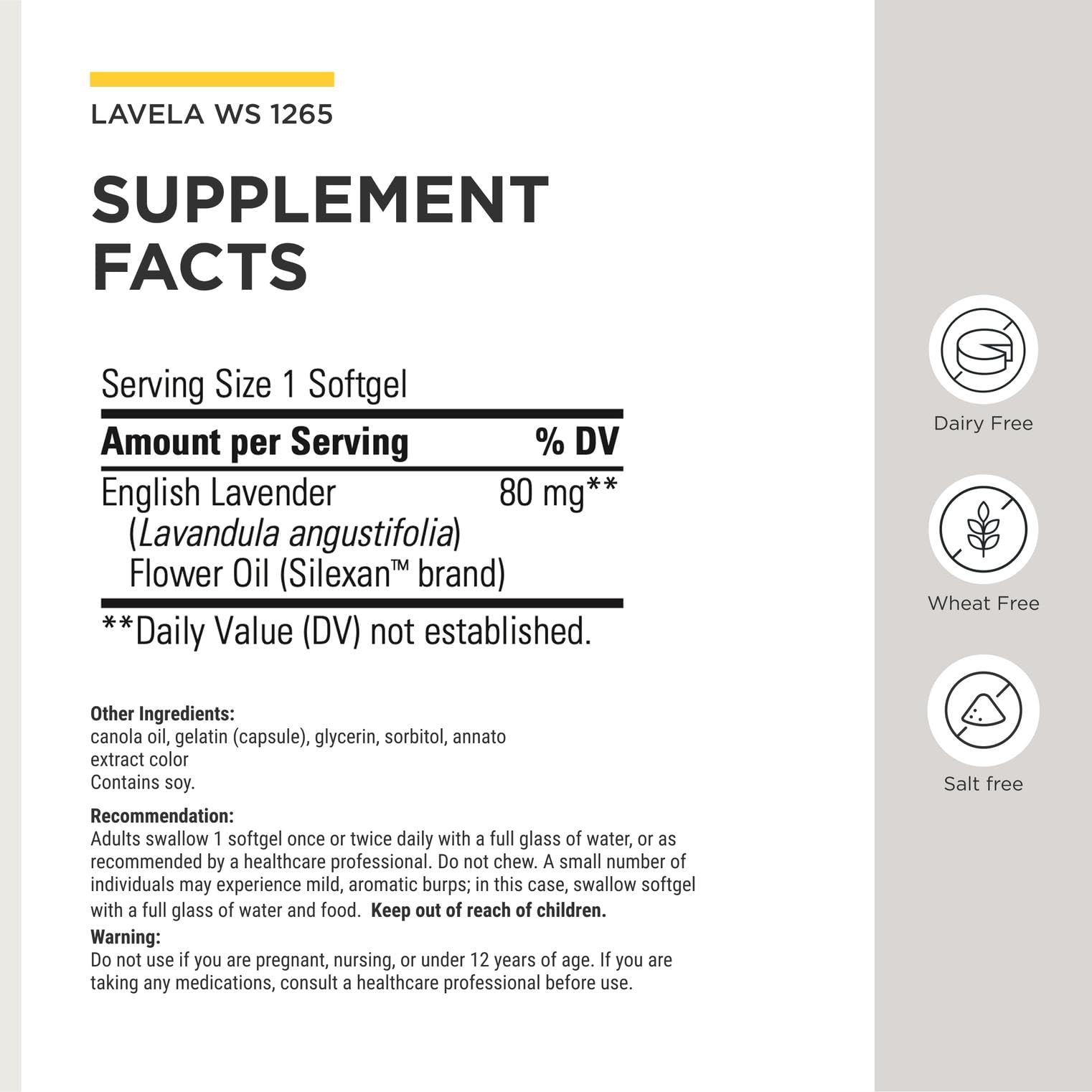Lavela WS 1265 Silexan Lavender Oil | Integrative

