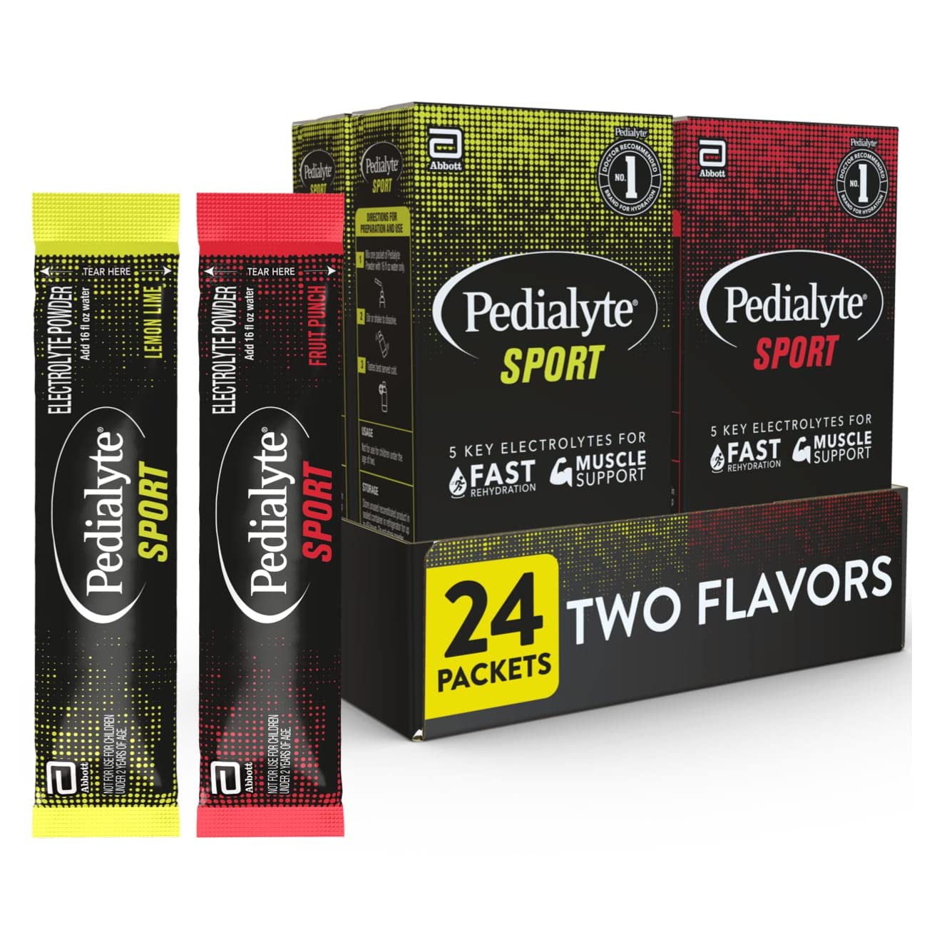 Pedialyte Sport Electrolyte Powder for Fast Hydration