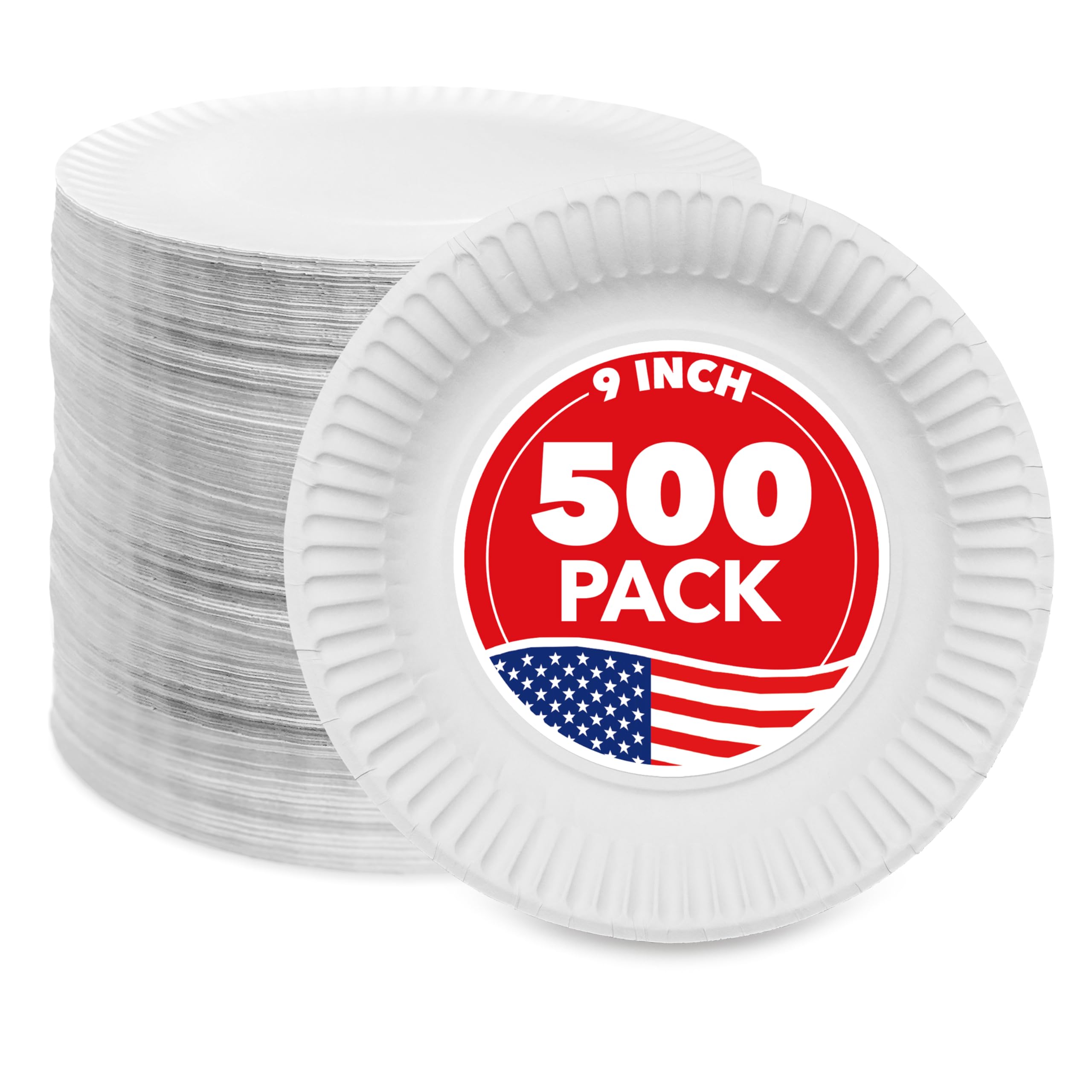 White Disposable Paper Plates | Stock Your Home

