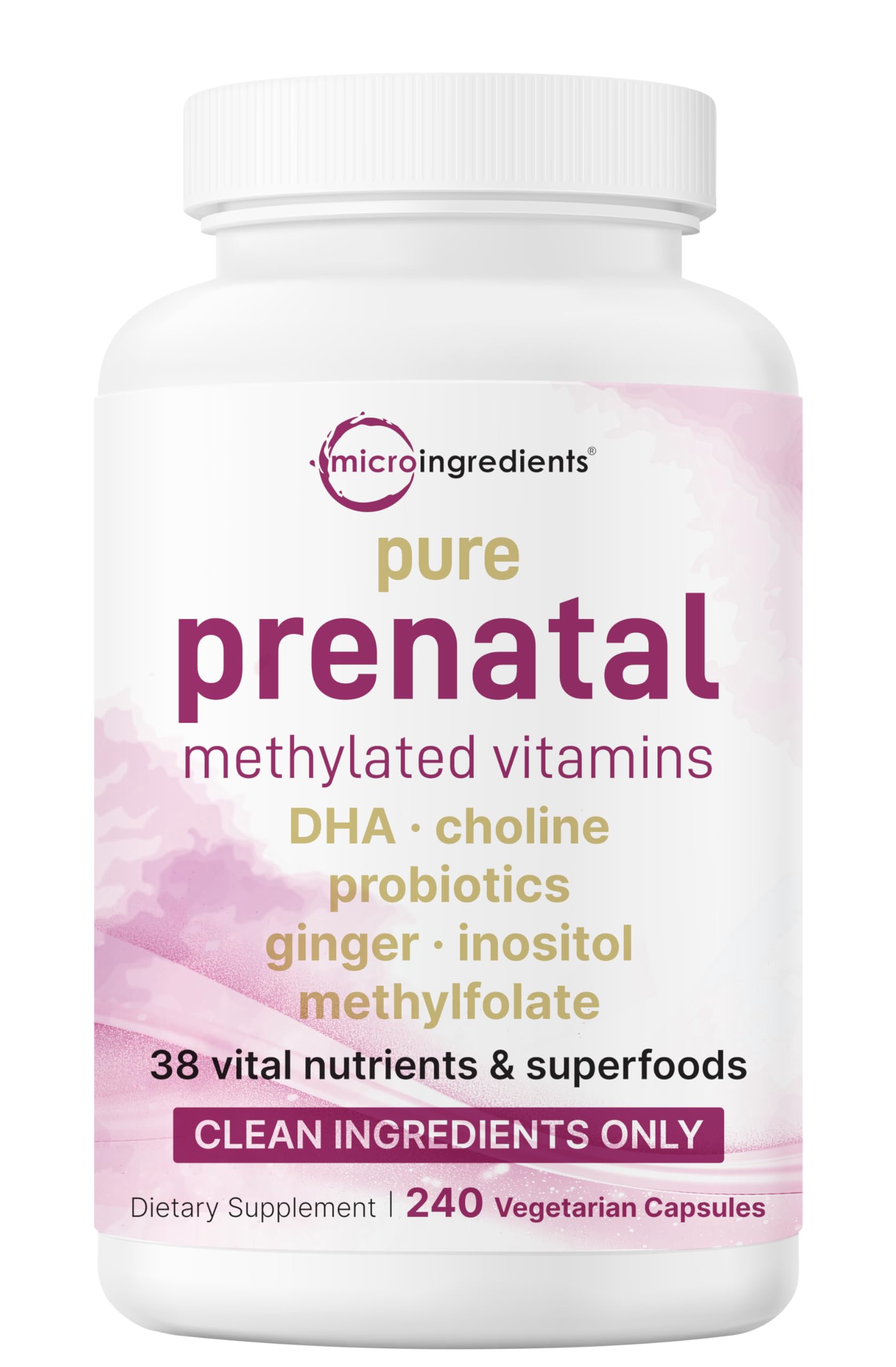 Micro Ingredients Prenatal Vitamin – Methylated Formula

