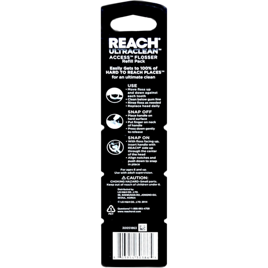 Reach Ultraclean Access Flosser Refill Heads | Durable

