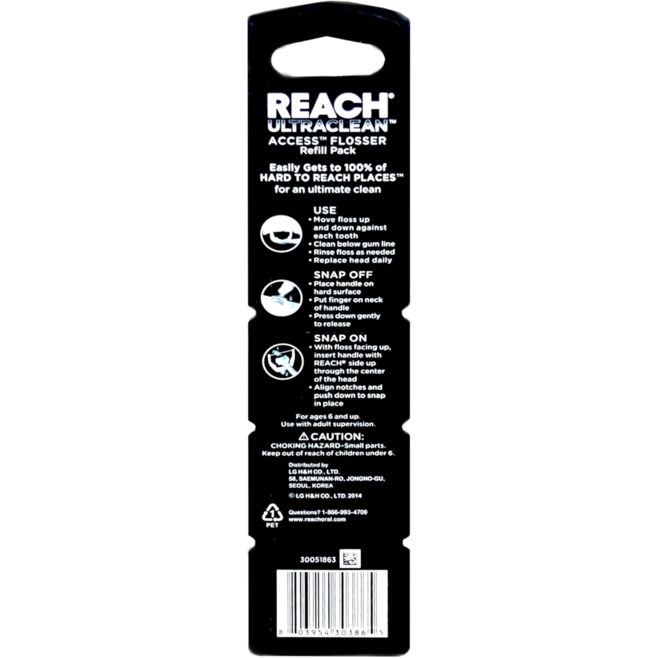 Reach Ultraclean Access Flosser Refill Heads | Durable

