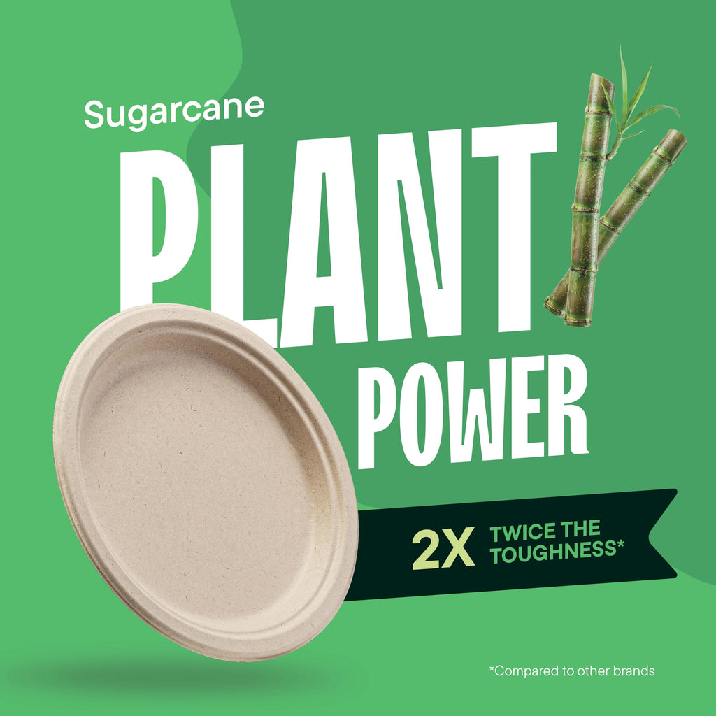 Eco-Friendly Disposable Plates | Plant-Based Dinnerware

