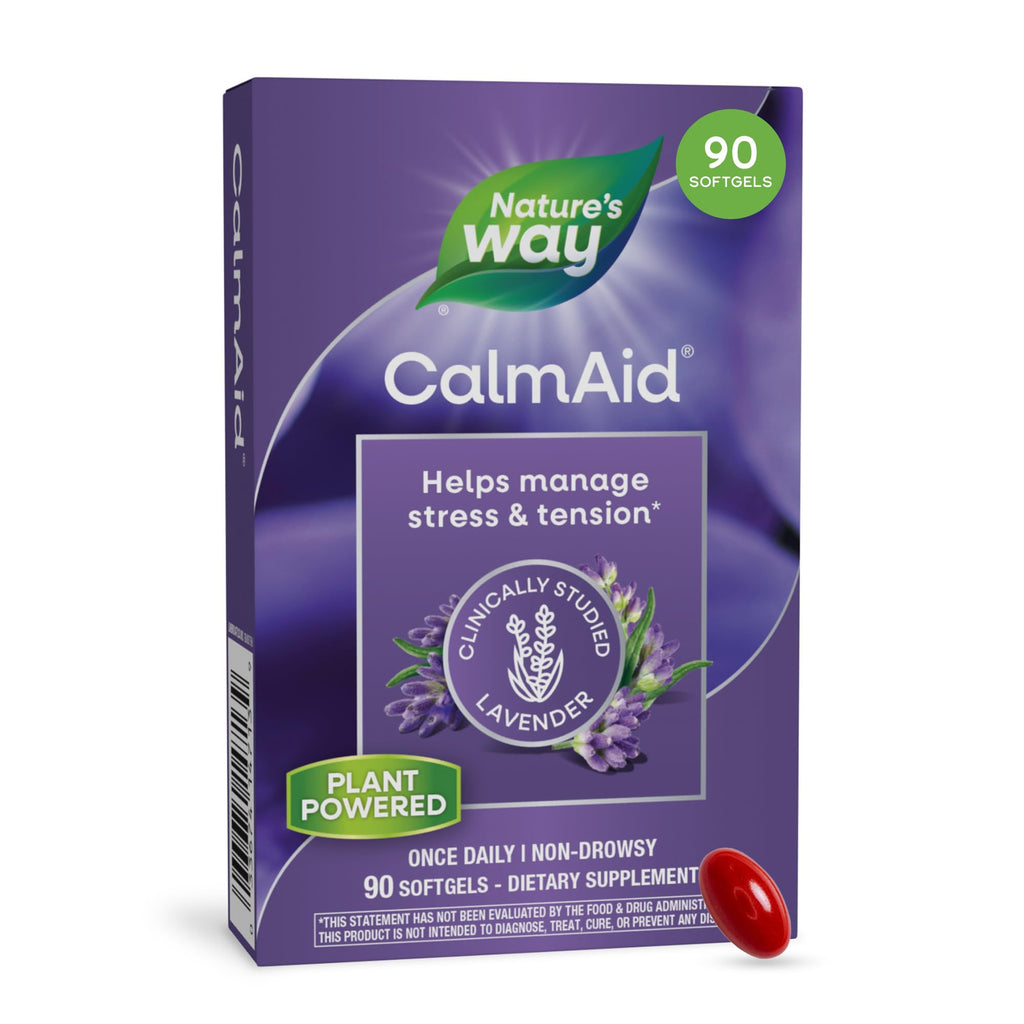 CalmAid Lavender Oil Softgels by Nature's Way

