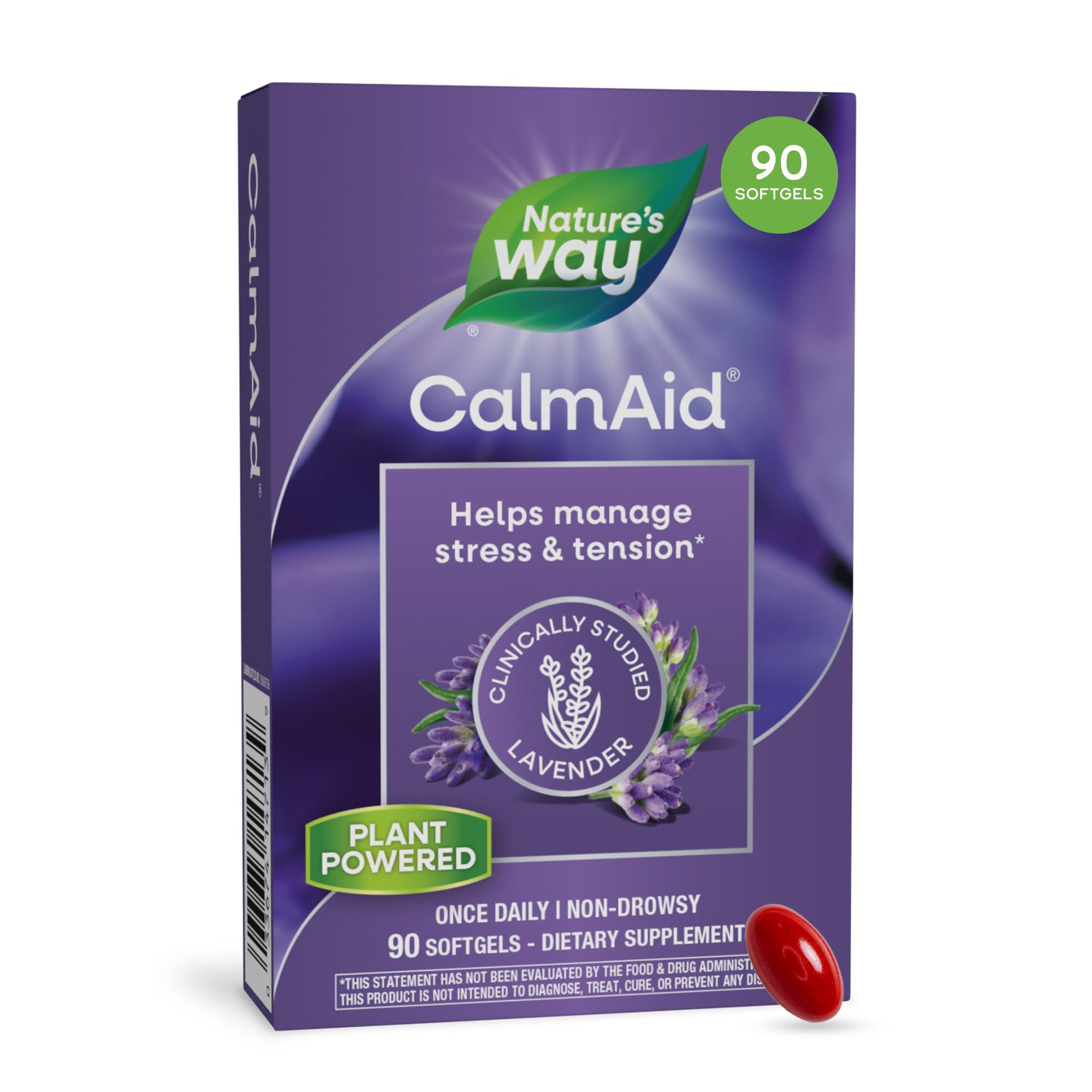 CalmAid Lavender Oil Softgels by Nature's Way

