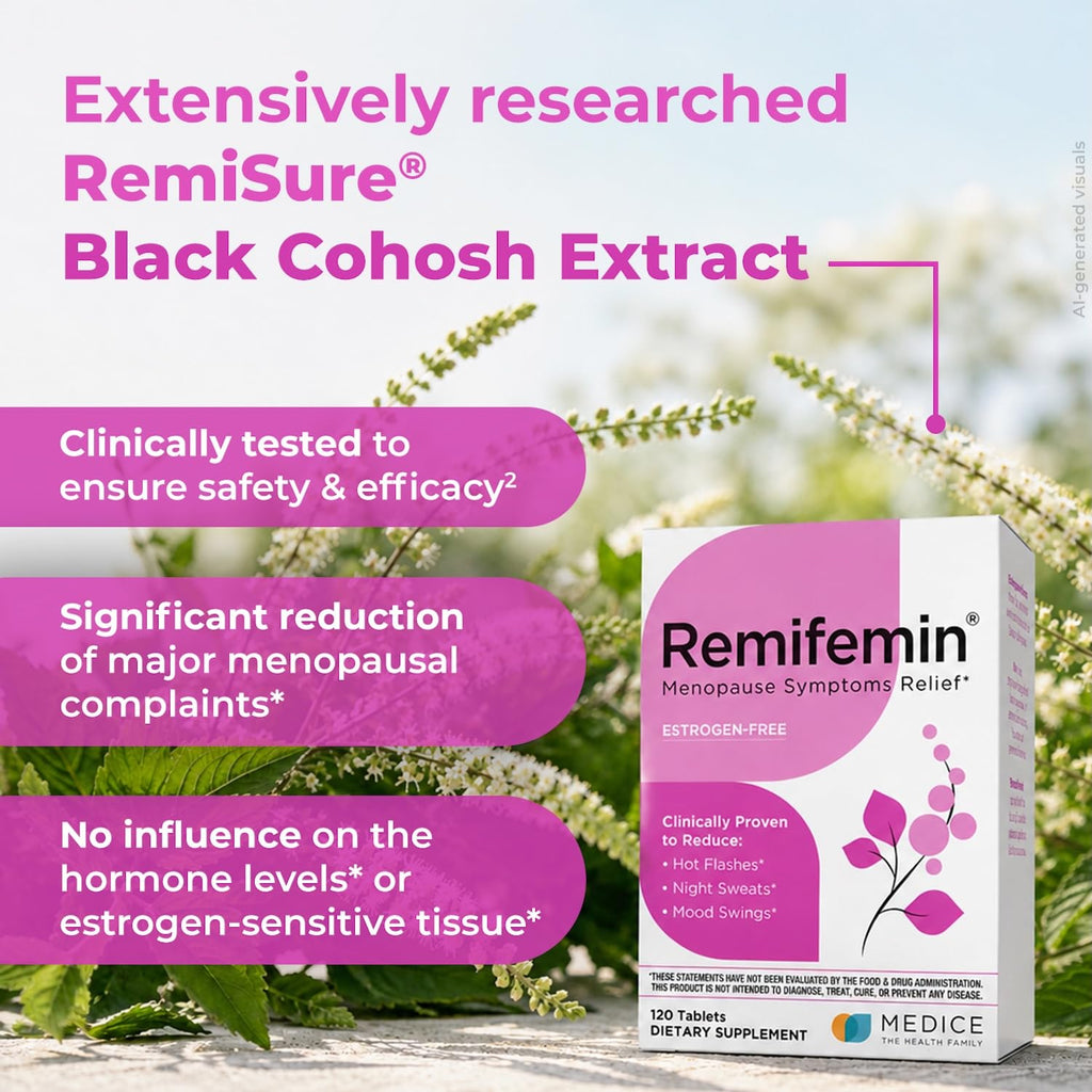 Remifemin Menopause Relief – Clinically Proven Black Cohosh

