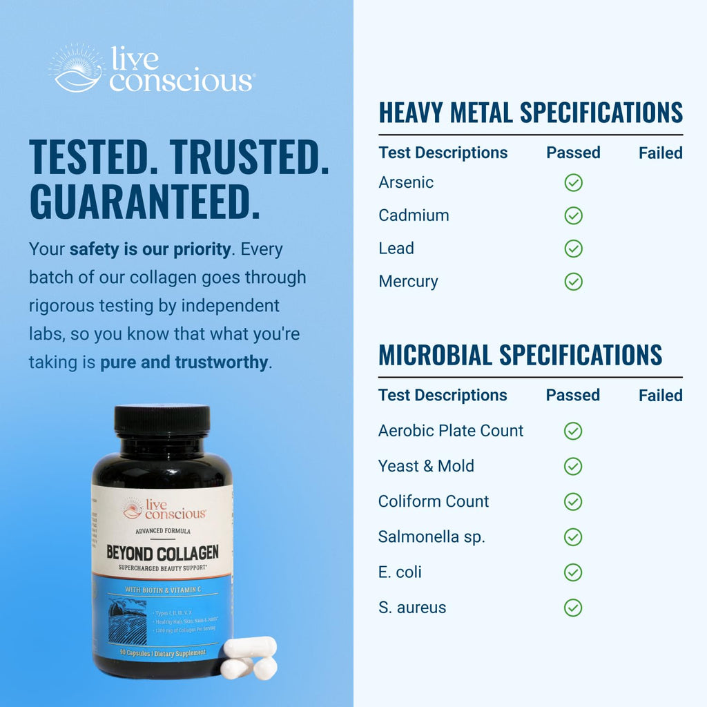Live Conscious Beyond Collagen Multi-Collagen Capsules

