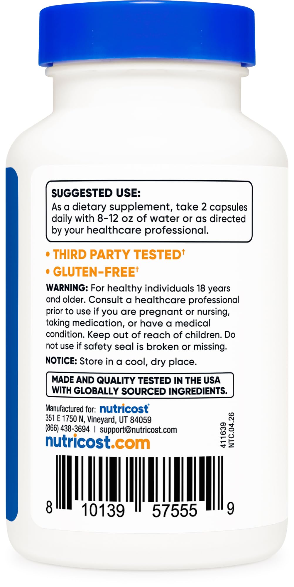 Nutricost NAD+ Supplement Nicotinamide Adenine Dinucleotide


