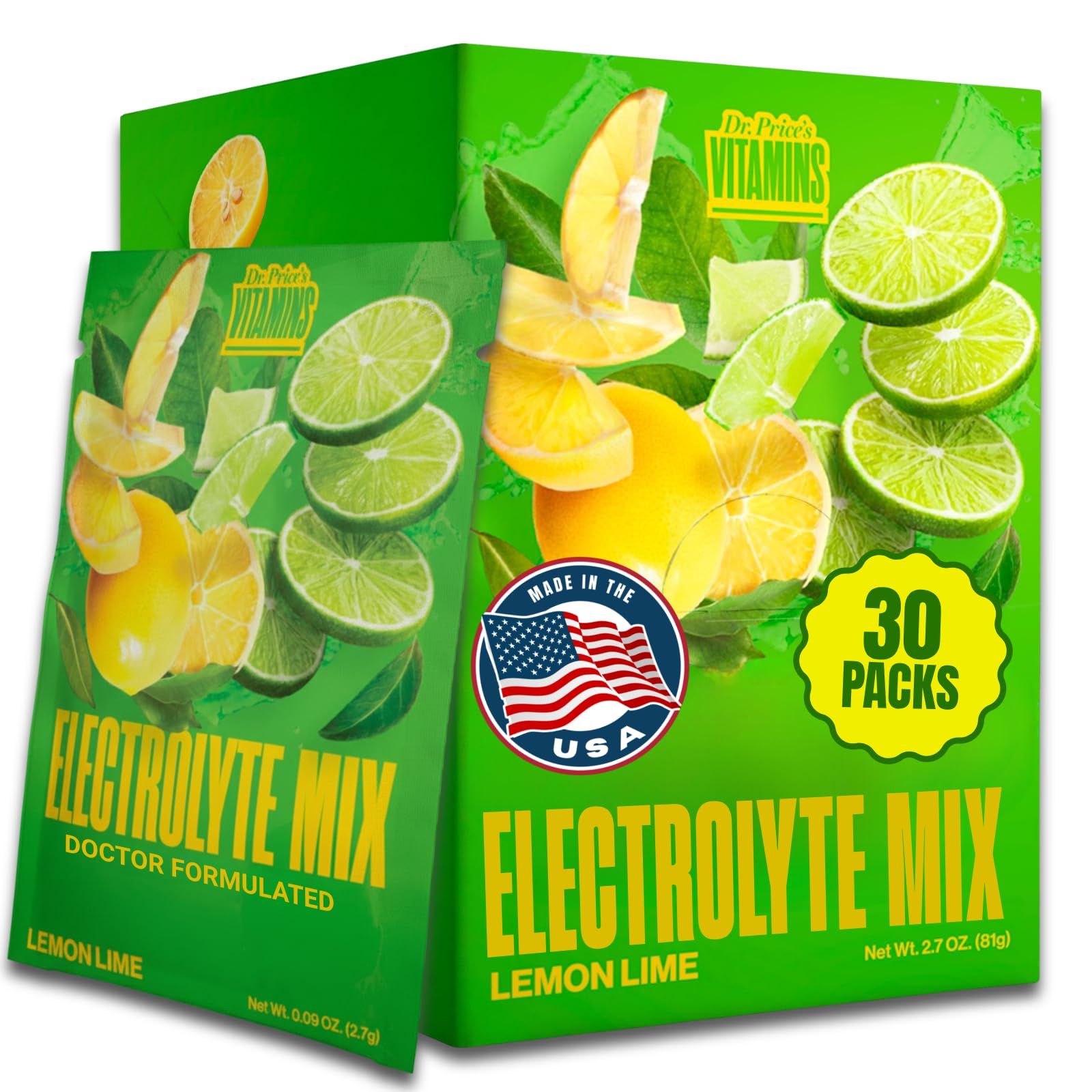 Dr Price's Electrolyte Hydration Powder - Sugar Free, Vegan