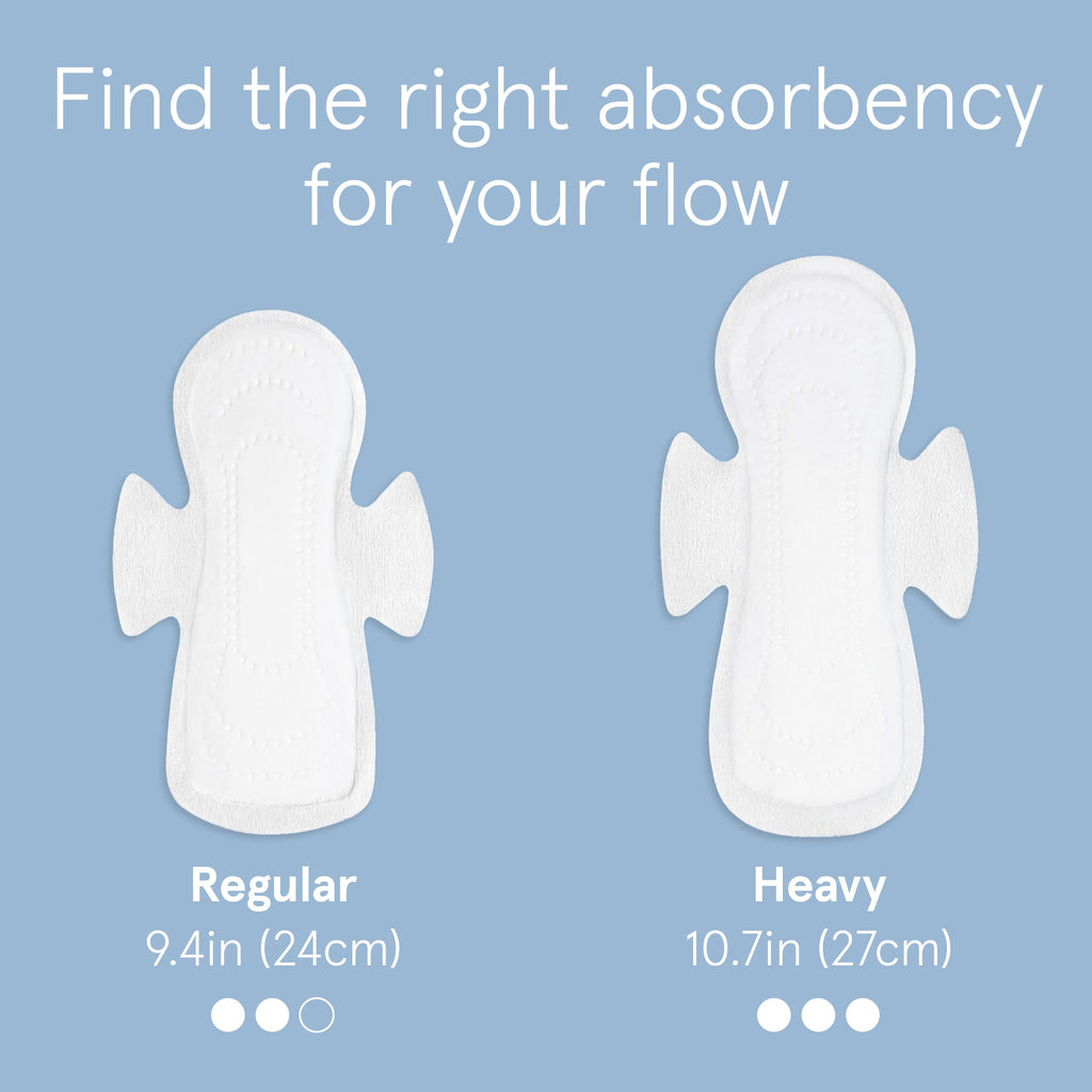 LOLA Cotton Pads with Wings - Organic Hypoallergenic

