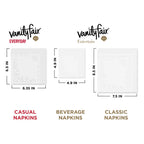 Vanity Fair Entertain Paper Napkins - 3-Ply Cloth-Like

