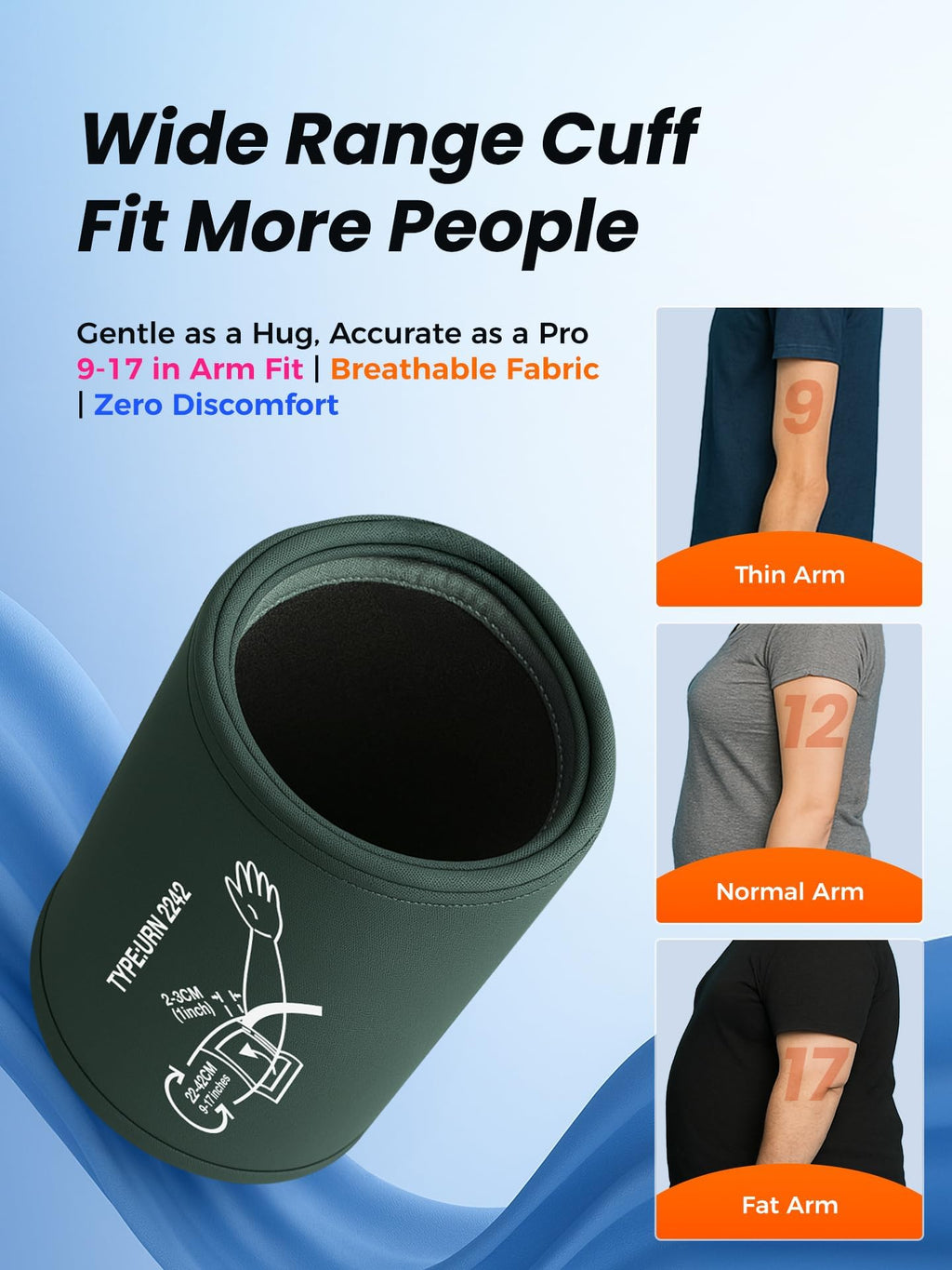 Blood Pressure Monitor for Home & Travel - FDA-Cleared

