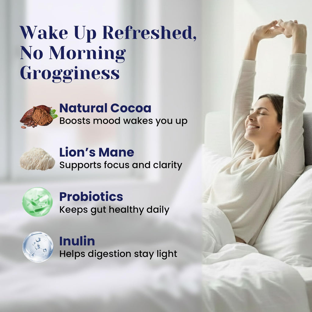 Mushroom Cocoa Sleep Aid | Moon Bedtime Brew

