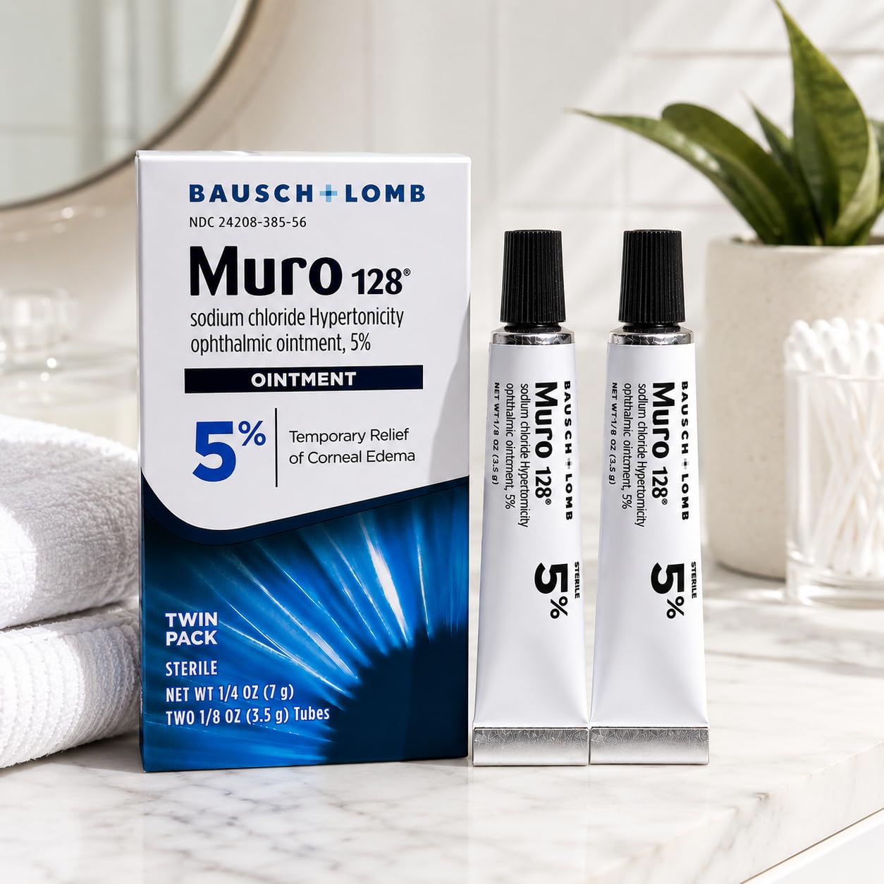 Bausch + Lomb Muro 128 Ointment for Corneal Edema


