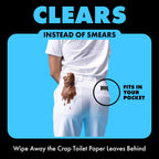 DUDE Wipes Travel Flushable Wipes for Sensitive Skin

