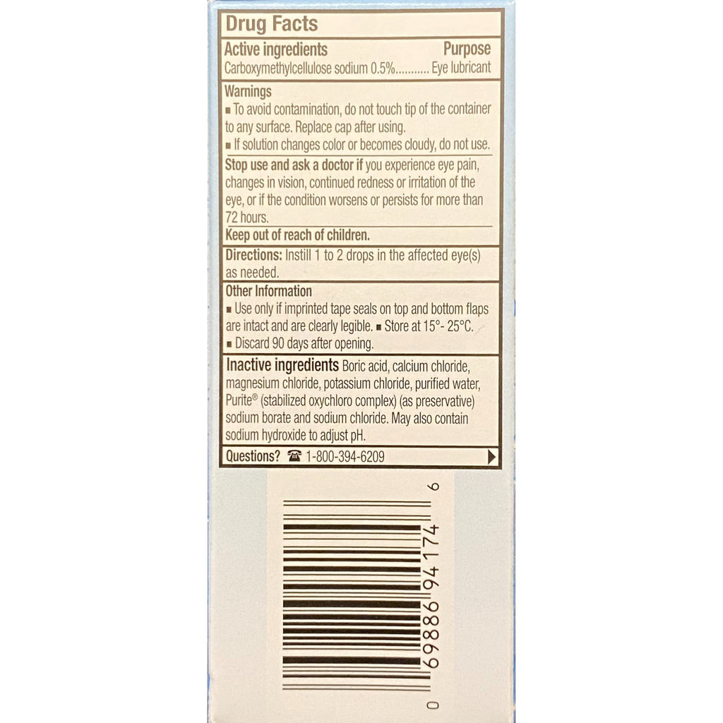 Refresh Tears Lubricant Eye Drops for Dry Eye Relief

