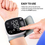Oklar Wrist Blood Pressure Monitor FDA Cleared|Rechargeable

