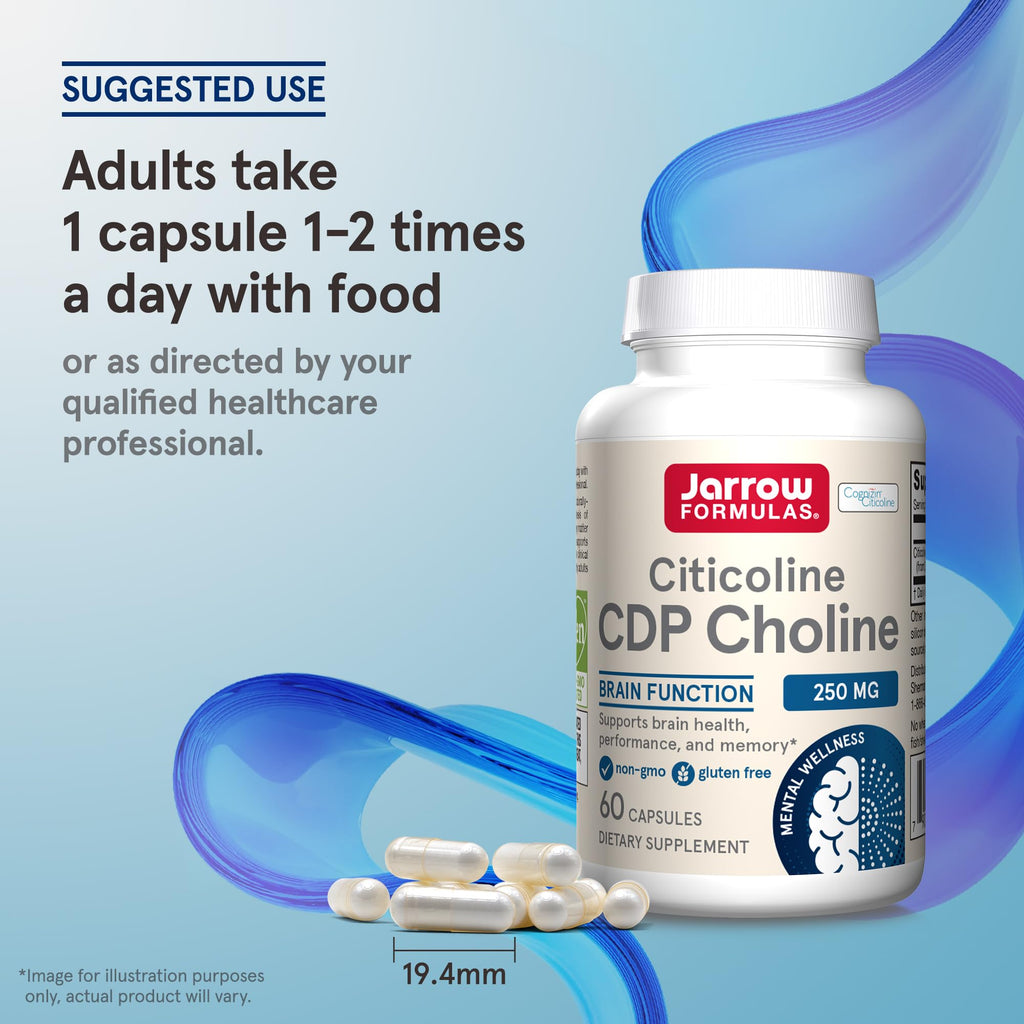 Citicoline CDP Choline 250 mg Brain Health Jarrow Formulas

