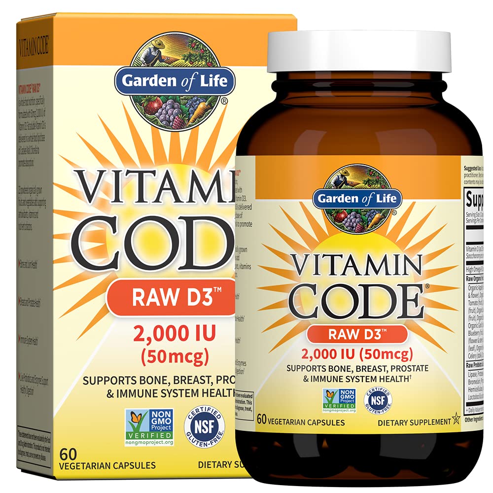 Garden of Life Vitamin Code RAW Vitamin D3 with Probiotics