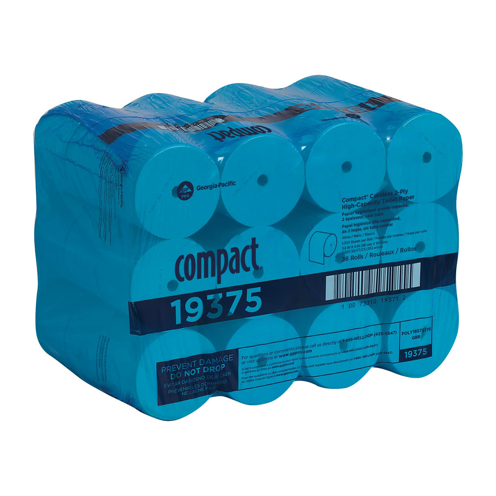 Georgia-Pacific Compact Coreless Recycled Toilet Paper

