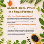 Oil of Oregano & Black Seed Oil Softgels | Non-GMO

