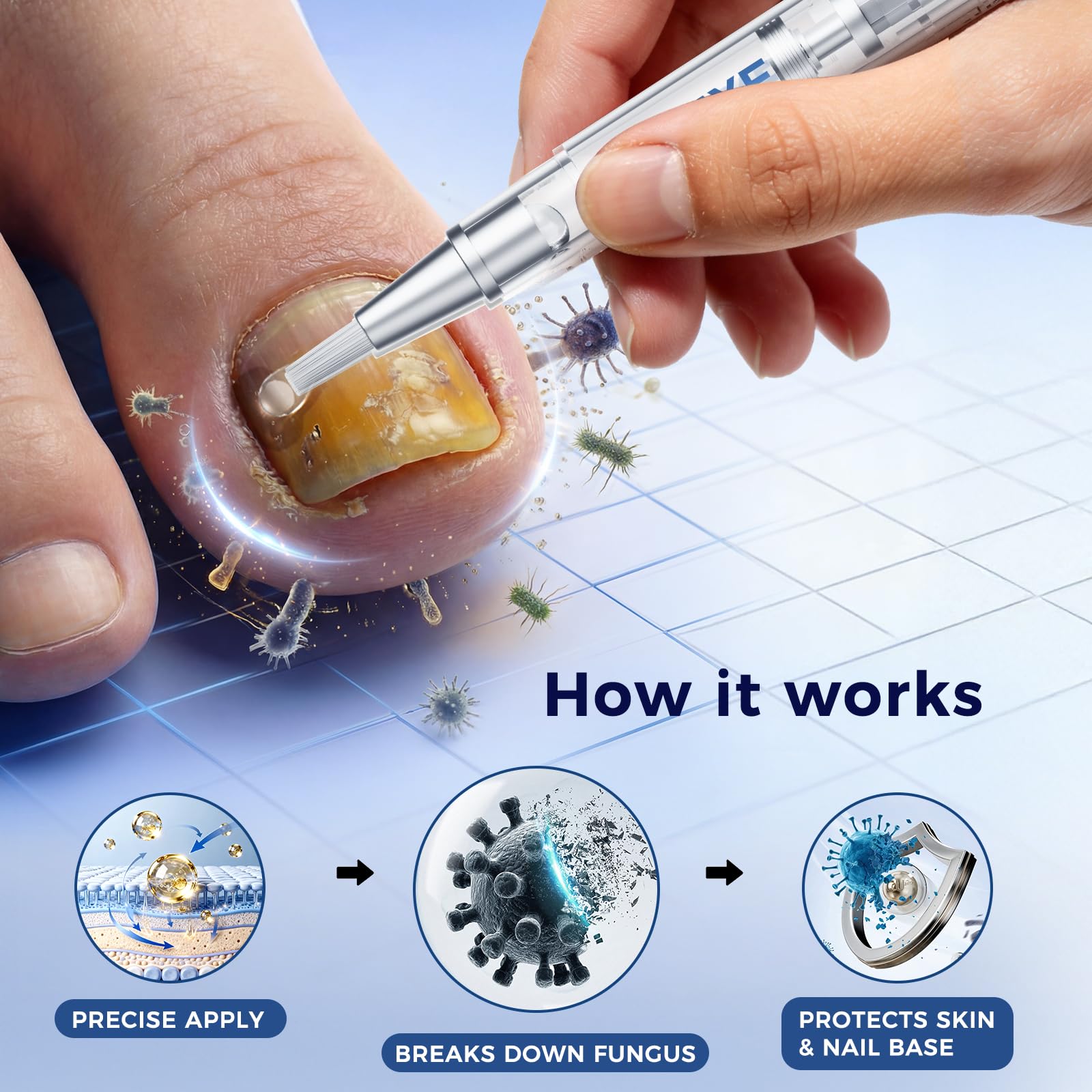 Toenail Fungus Treatment Pen - Extra Strength, FSA/HSA Eligible

