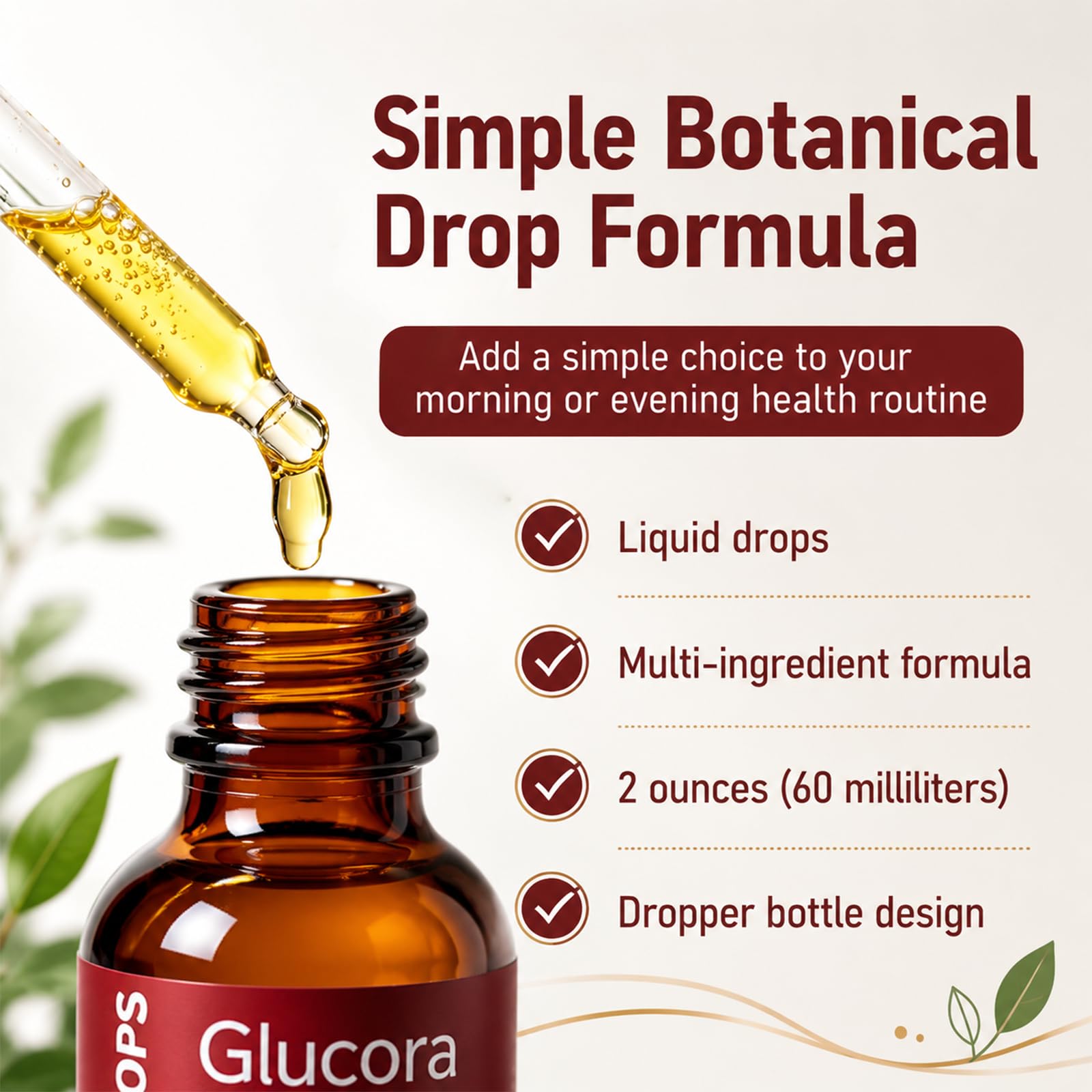 Glucora Berberina Liquida Drops | Botanical Supplement

