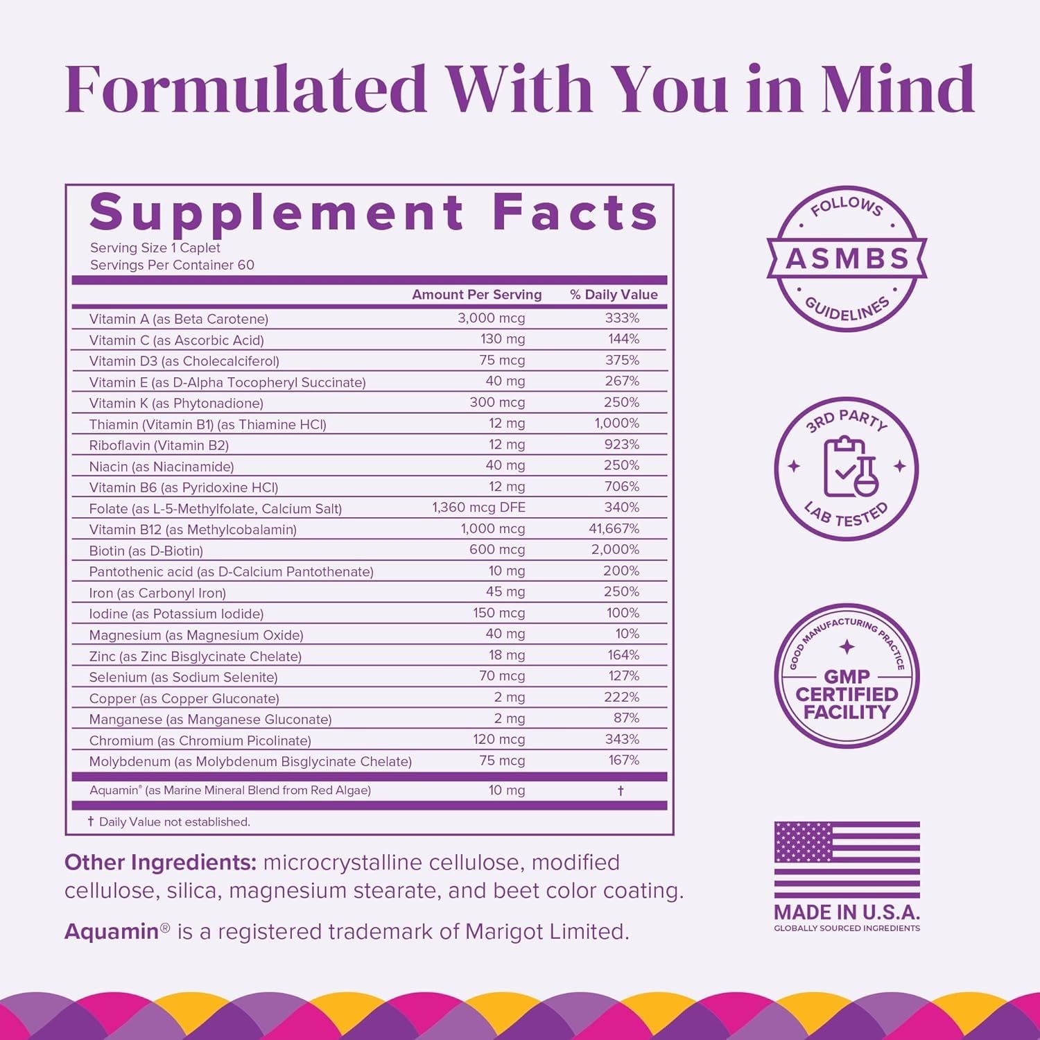 BariMelts Bariatric Multivitamin for Women with Iron

