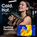 AERLANG Massage Gun with Heat & Cold Therapy | 7 Heads, 20 Speeds

