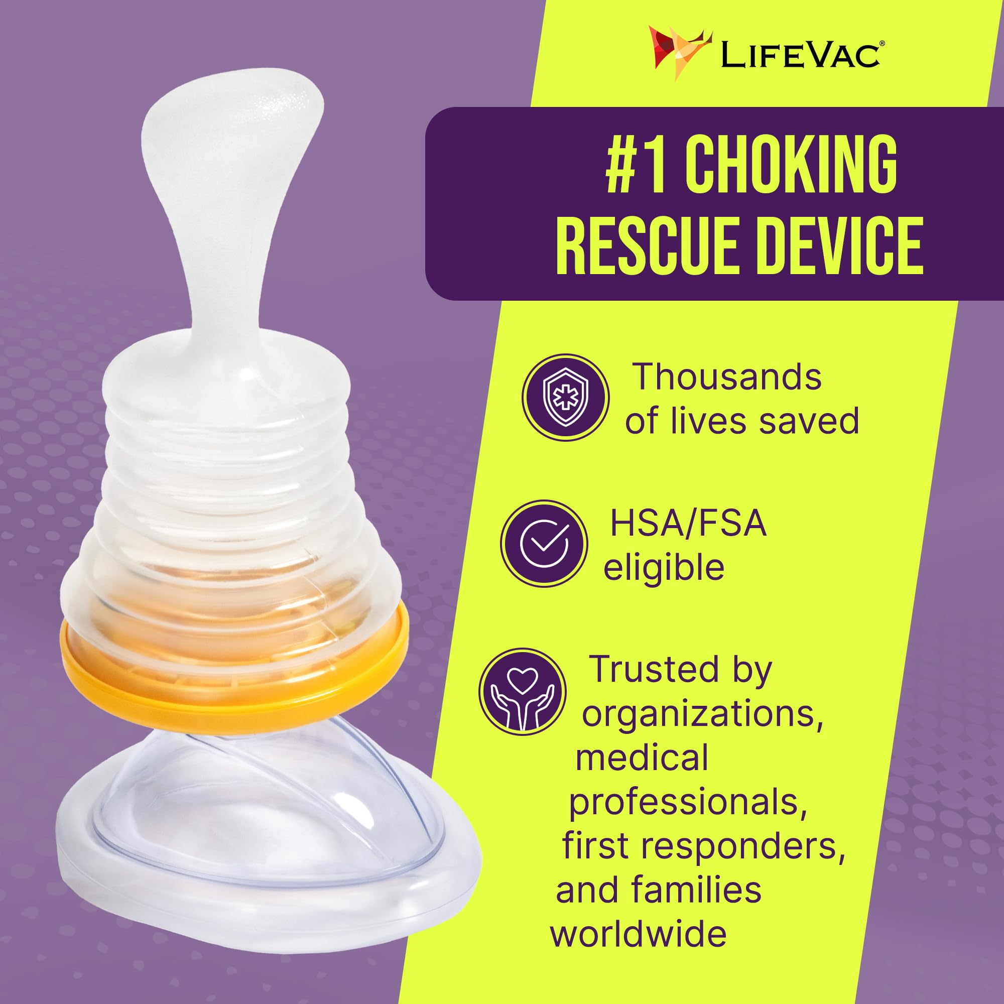 LifeVac Travel Kit Portable Airway Rescue Device

