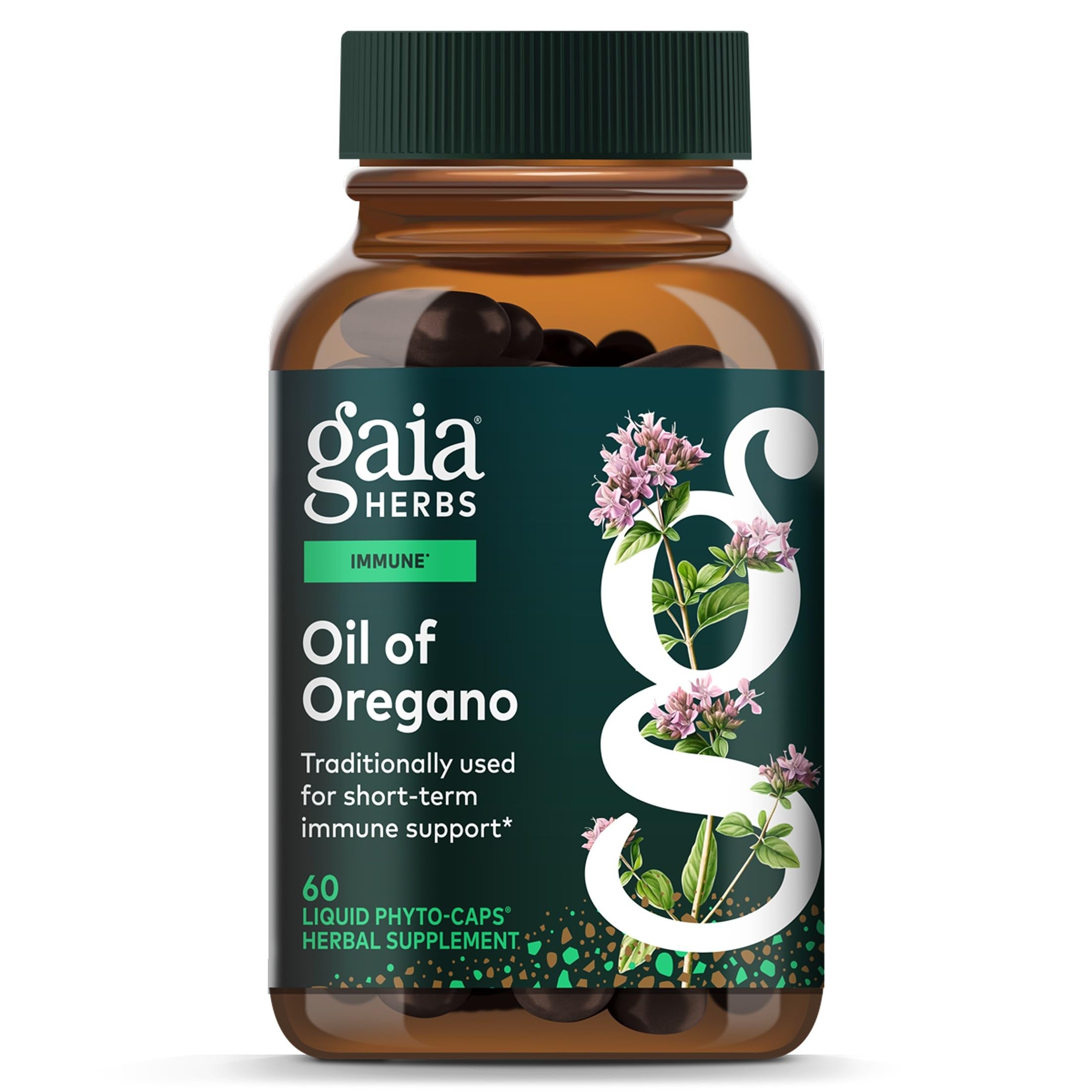 Gaia Herbs Oil of Oregano Capsules – Immune Support

