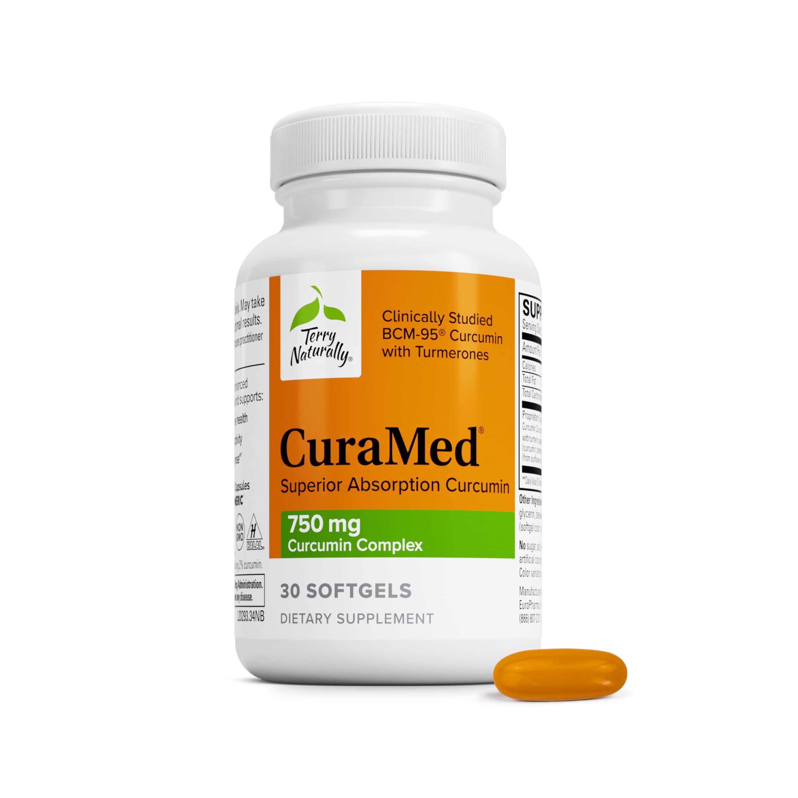 Terry Naturally CuraMed Curcumin for Brain & Heart Health

