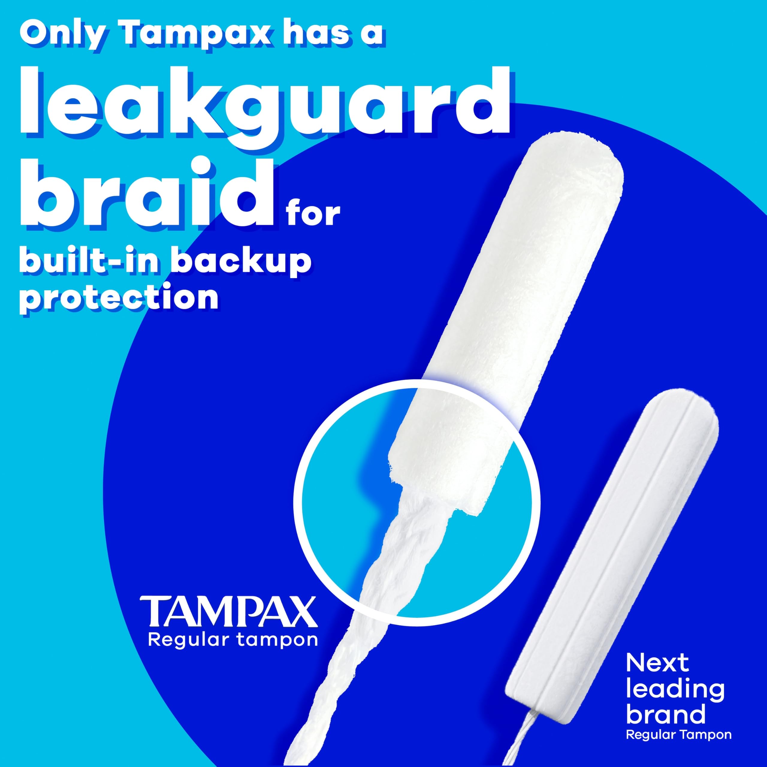 Tampax Pearl Tampons with LeakGuard Braid – Unscented

