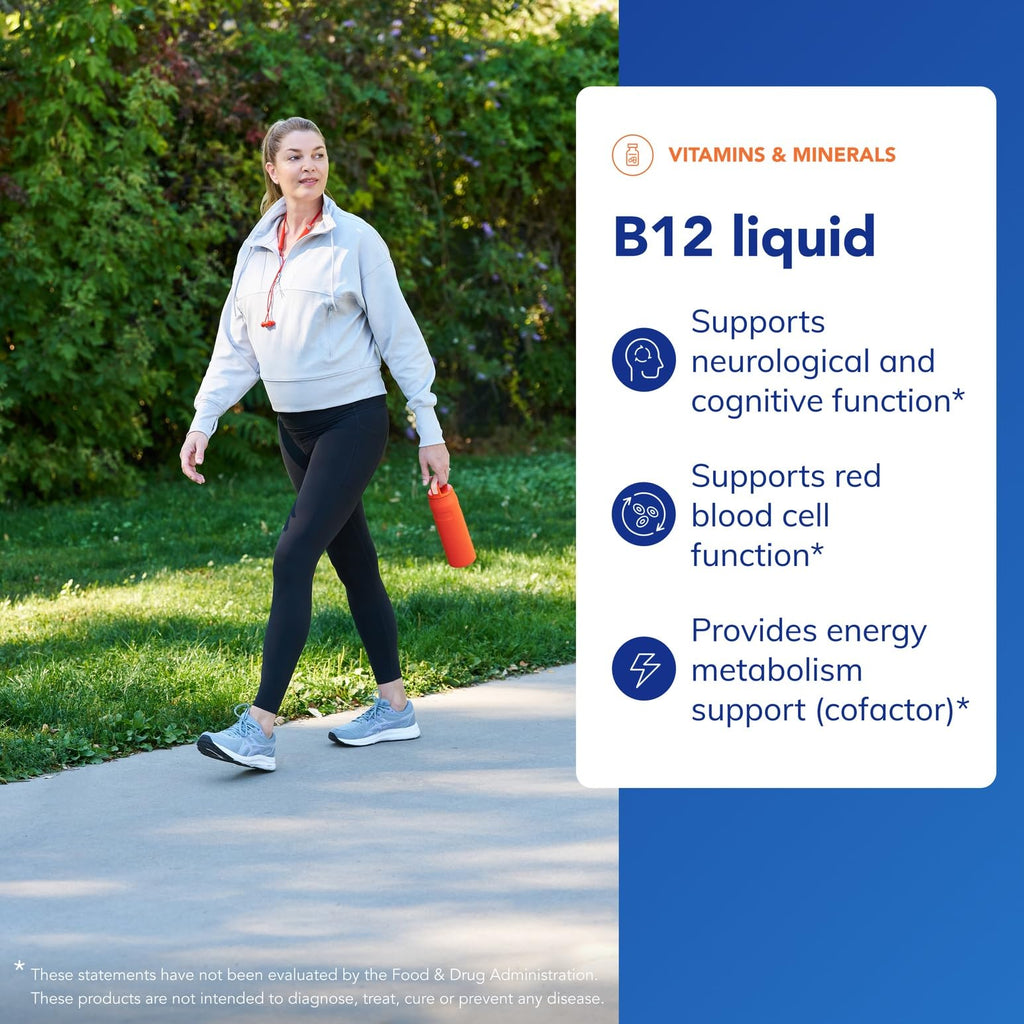 Pure Encapsulations B12 Liquid Vitamin B12 Supplement

