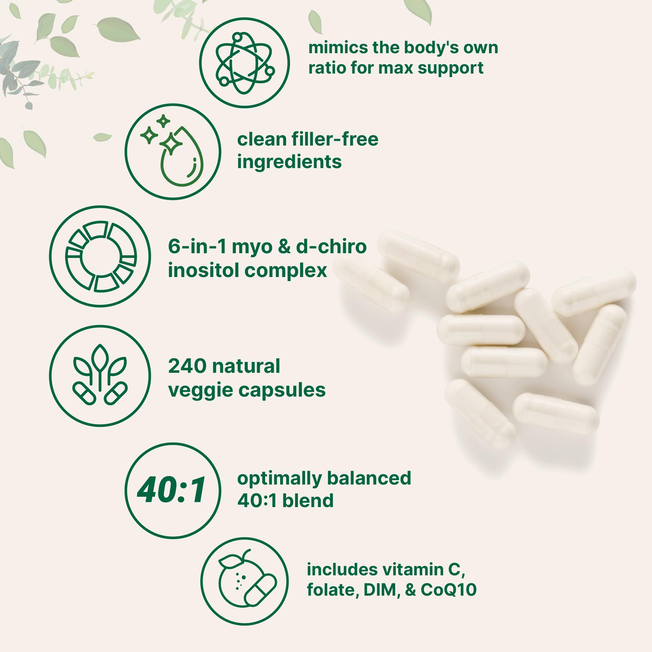 Myo-Inositol & D-Chiro Inositol for Women | Hormonal Balance

