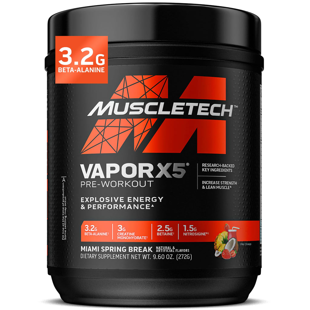 MuscleTech VaporX5 Pre-Workout Powder for Lean Muscle

