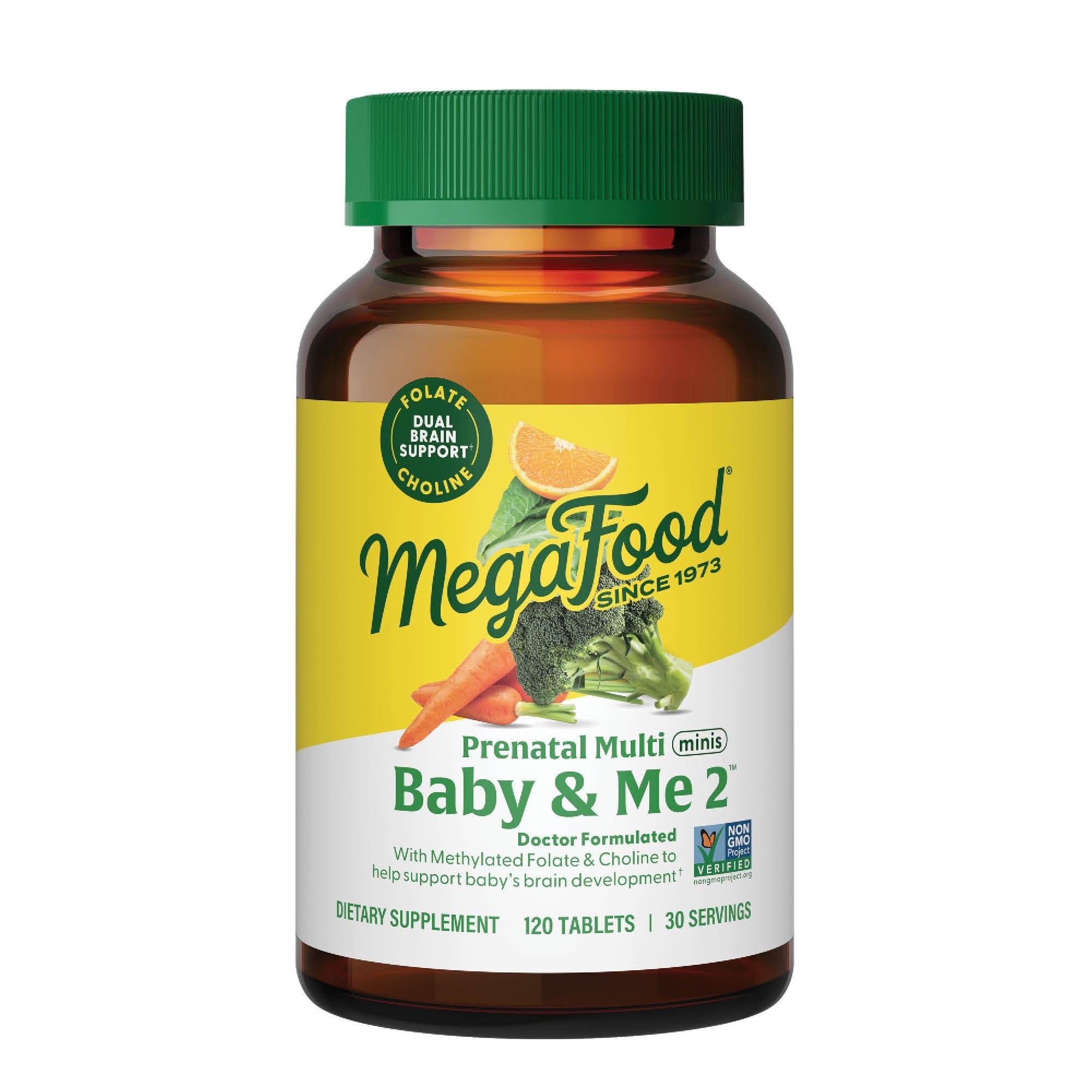 MegaFood Baby & Me 2 Prenatal Minis - Prenatal Vitamin

