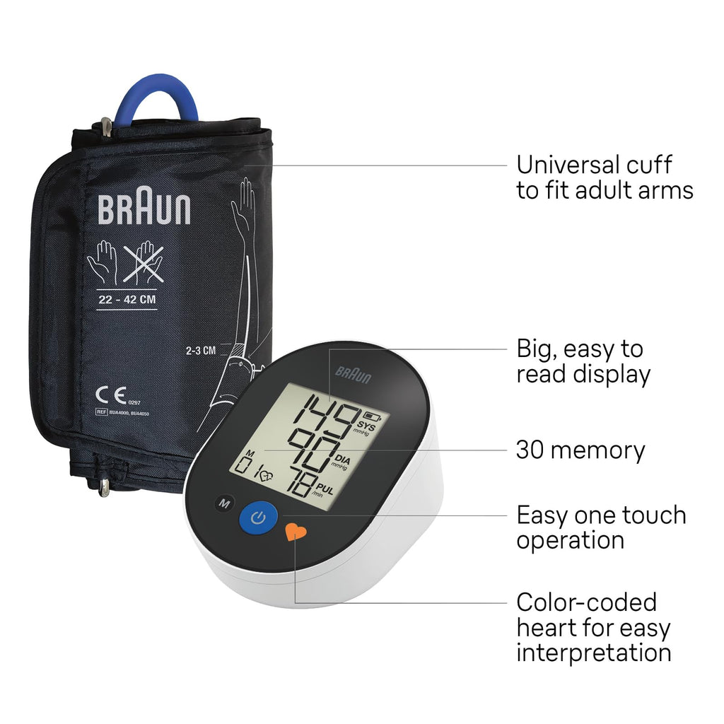 Braun ExactFit 2 Blood Pressure Monitor for Home Use

