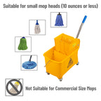 Mind Reader Mop Bucket with Wringer - 5.5 Gal

