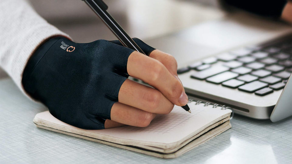 Copper Compression Arthritis Gloves – Fingerless Hand Support

